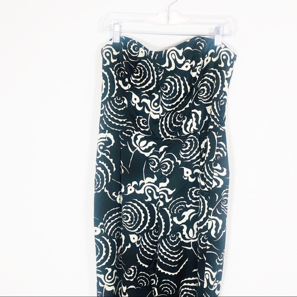 🔥SALE🔥 Rachel Roy black and ivory strapless pant romper sz10 - Picture 4 of 7